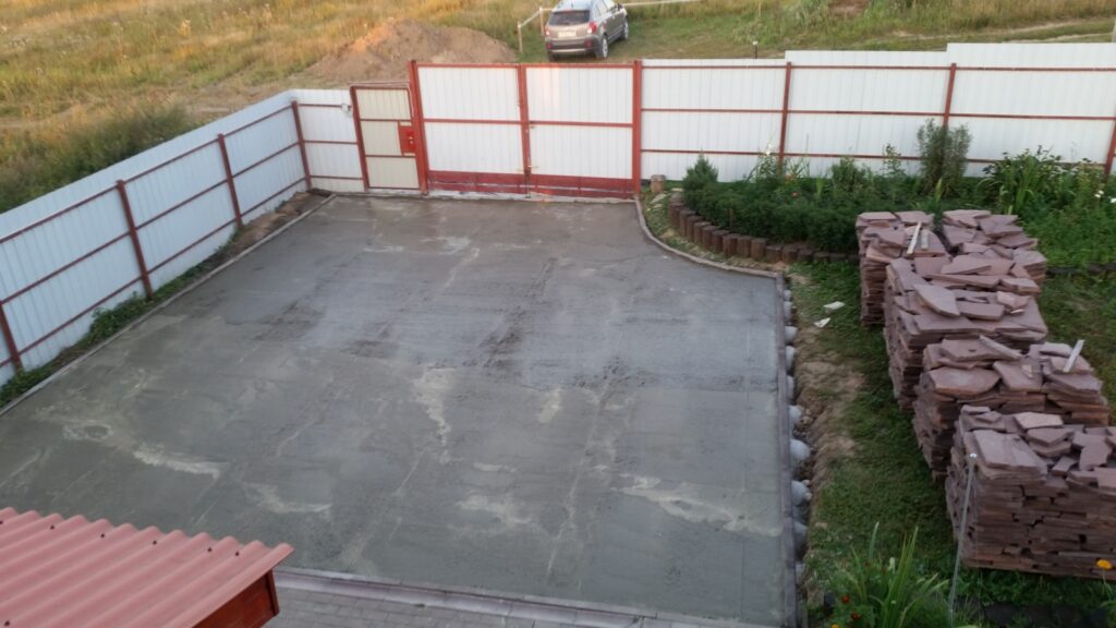Строительство парковок и площадок